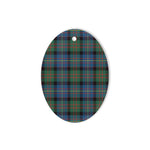 Cameron Of Erracht Ancient Tartan Oval Ornaments, Christmas Tree Ornament, Plaid Christmas Ornaments, Ceramic Oval Christmas Tree Decoration, Tartan Oval Ornaments, Christmas Tree Ornament, Plaid Christmas Ornaments, Ceramic Oval Christmas Tree Decoration