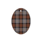 Cameron Of Erracht Weathered Tartan Oval Ornaments, Christmas Tree Ornament, Plaid Christmas Ornaments, Ceramic Oval Christmas Tree Decoration, Tartan Oval Ornaments, Christmas Tree Ornament, Plaid Christmas Ornaments, Ceramic Oval Christmas Tree Decoration