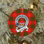Cameron Scottish Clan Badge Plaid Ornament Gift. Christmas Tree Ornament Cameron Clan Tartan Ornament Great Christmas Ornaments Gift - Scotstee Shop
