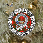Cameron Scottish Clan Tartan Crest Badge Plaid Ornament Gift. Christmas Tree Ornament Cameron Clan Tartan Ornament Great Calder Ornaments Gift