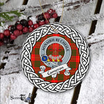 Cameron Scottish Clan Tartan Crest Badge Plaid Ornament Gift. Christmas Tree Ornament Cameron Clan Tartan Ornament Great Calder Ornaments Gift