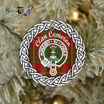 Cameron Scottish Clan Tartan Plaid Ornament Gift. Christmas Tree Ornament Cameron Clan Tartan Ornament Great Calder Ornaments Gift - Scotstee Shop