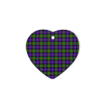 Cameron Tartan Heart Ornaments, Christmas Tree Ornament, Plaid Christmas Ornaments, Ceramic Heart Christmas Tree Decoration, Christmas Ornament, Plaid Ornament, Tartan Ornament, Buffalo Plaid Ornament