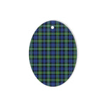 Campbell Argyll Ancient Tartan Oval Ornaments, Christmas Tree Ornament, Plaid Christmas Ornaments, Ceramic Oval Christmas Tree Decoration, Tartan Oval Ornaments, Christmas Tree Ornament, Plaid Christmas Ornaments, Ceramic Oval Christmas Tree Decoration