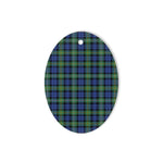 Campbell Argyll Ancient Tartan Oval Ornaments, Christmas Tree Ornament, Plaid Christmas Ornaments, Ceramic Oval Christmas Tree Decoration, Tartan Oval Ornaments, Christmas Tree Ornament, Plaid Christmas Ornaments, Ceramic Oval Christmas Tree Decoration