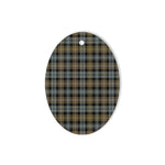 Campbell Argyll Weathered Tartan Oval Ornaments, Christmas Tree Ornament, Plaid Christmas Ornaments, Ceramic Oval Christmas Tree Decoration, Tartan Oval Ornaments, Christmas Tree Ornament, Plaid Christmas Ornaments, Ceramic Oval Christmas Tree Decoration