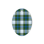 Campbell Dress Tartan Oval Ornaments, Christmas Tree Ornament, Plaid Christmas Ornaments, Ceramic Oval Christmas Tree Decoration, Tartan Oval Ornaments, Christmas Tree Ornament, Plaid Christmas Ornaments, Ceramic Oval Christmas Tree Decoration