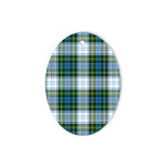 Campbell Dress Tartan Oval Ornaments, Christmas Tree Ornament, Plaid Christmas Ornaments, Ceramic Oval Christmas Tree Decoration, Tartan Oval Ornaments, Christmas Tree Ornament, Plaid Christmas Ornaments, Ceramic Oval Christmas Tree Decoration
