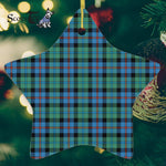 Campbell Of Cawdor Ancient Tartan Ornament Star Ornament, Christmas Star Decorations, ceramic ornament, Plaid Star Ceramic Ornament, Christmas Ornament Decorations Gift