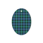 Campbell Of Cawdor Ancient Tartan Oval Ornaments, Christmas Tree Ornament, Plaid Christmas Ornaments, Ceramic Oval Christmas Tree Decoration, Tartan Oval Ornaments, Christmas Tree Ornament, Plaid Christmas Ornaments, Ceramic Oval Christmas Tree Decoration