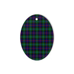 Campbell Of Cawdor Modern Tartan Oval Ornaments, Christmas Tree Ornament, Plaid Christmas Ornaments, Ceramic Oval Christmas Tree Decoration, Tartan Oval Ornaments, Christmas Tree Ornament, Plaid Christmas Ornaments, Ceramic Oval Christmas Tree Decoration