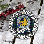 Campbell Scottish Clan Tartan Crest Badge Plaid Ornament Gift. Christmas Tree Ornament Campbell Clan Tartan Ornament Great Calder Ornaments Gift