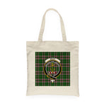 Canvas Tote Bags Royal Gray Clan Badge Tartan Plaid Tote Bag - Scotstee Shop