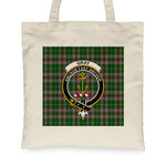 Canvas Tote Bags Royal Gray Clan Badge Tartan Plaid Tote Bag - Scotstee Shop
