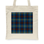 Canvas Tote Bags Royal Grewar Clan Badge Tartan Plaid Tote Bag - Scotstee Shop