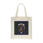 Canvas Tote Bags Royal Guthrie Modern Clan Badge Tartan Plaid Tote Bag - Scotstee Shop