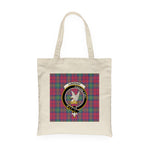 Canvas Tote Bags Royal Lindsay Ancient Clan Badge Tartan Plaid Tote Bag - Scotstee Shop