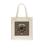 Canvas Tote Bags Royal Little Arisaid Clan Badge Tartan Plaid Tote Bag - Scotstee Shop