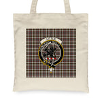 Canvas Tote Bags Royal Little Arisaid Clan Badge Tartan Plaid Tote Bag - Scotstee Shop