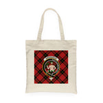 Canvas Tote Bags Royal Scottish Aikenhead Clan Badge Tartan Plaid Tote Bag - Scotstee Shop