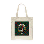 Canvas Tote Bags Royal Scottish Aiton Clan Badge Tartan Plaid Tote Bag - Scotstee Shop