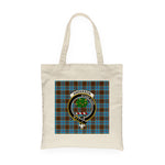 Canvas Tote Bags Royal Scottish Anderson Clan Badge Tartan Plaid Tote Bag - Scotstee Shop