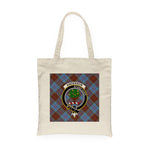 Canvas Tote Bags Royal Scottish Anderson Modern Clan Badge Tartan Plaid Tote Bag - Scotstee Shop