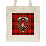 Canvas Tote Bags Royal Scottish Anderson Of Arbrake Clan Badge Tartan Plaid Tote Bag - Scotstee Shop