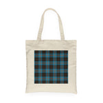 Canvas Tote Bags Royal Scottish Angus Ancient Clan Badge Tartan Plaid Tote Bag - Scotstee Shop