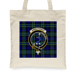 Canvas Tote Bags Royal Scottish Arbuthnot Clan Badge Tartan Plaid Tote Bag - Scotstee Shop