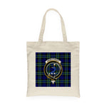 Canvas Tote Bags Royal Scottish Arbuthnot Clan Badge Tartan Plaid Tote Bag - Scotstee Shop