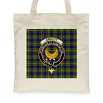 Canvas Tote Bags Royal Scottish Arnott Clan Badge Tartan Plaid Tote Bag - Scotstee Shop