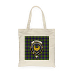 Canvas Tote Bags Royal Scottish Arnott Clan Badge Tartan Plaid Tote Bag - Scotstee Shop