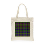 Canvas Tote Bags Royal Scottish Auchinleck Clan Badge Tartan Plaid Tote Bag - Scotstee Shop