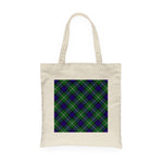 Canvas Tote Bags Royal Scottish Auchinleck Clan Badge Tartan Plaid Tote Bag - Scotstee Shop