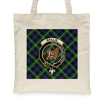 Canvas Tote Bags Royal Scottish Baillie Clan Badge Tartan Plaid Tote Bag - Scotstee Shop