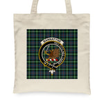 Canvas Tote Bags Royal Scottish Bannatyne Clan Badge Tartan Plaid Tote Bag - Scotstee Shop