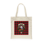 Canvas Tote Bags Royal Scottish Belshes Clan Badge Tartan Plaid Tote Bag - Scotstee Shop