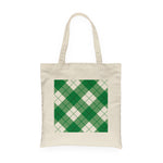 Canvas Tote Bags Royal Scottish Bias Clan Badge Tartan Plaid Tote Bag - Scotstee Shop