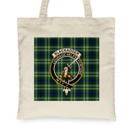 Canvas Tote Bags Royal Scottish Blackadder Clan Badge Tartan Plaid Tote Bag - Scotstee Shop