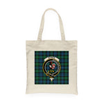 Canvas Tote Bags Royal Scottish Blackwatch Ancient Clan Badge Tartan Plaid Tote Bag - Scotstee Shop