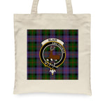 Canvas Tote Bags Royal Scottish Blair Modern Clan Badge Tartan Plaid Tote Bag - Scotstee Shop