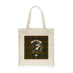 Canvas Tote Bags Royal Scottish Brisbane Clan Badge Tartan Plaid Tote Bag - Scotstee Shop