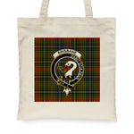 Canvas Tote Bags Royal Scottish Brisbane Clan Badge Tartan Plaid Tote Bag - Scotstee Shop