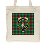 Canvas Tote Bags Royal Scottish Brodie Clan Badge Tartan Plaid Tote Bag - Scotstee Shop