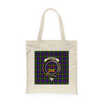 Canvas Tote Bags Royal Scottish Cameron Clan Badge Tartan Plaid Tote Bag - Scotstee Shop
