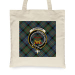 Canvas Tote Bags Royal Scottish Cameron Of Erracht Ancient Clan Badge Tartan Plaid Tote Bag - Scotstee Shop