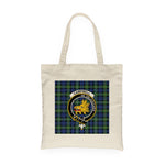 Canvas Tote Bags Royal Scottish Campbell Argyll Ancient Clan Badge Tartan Plaid Tote Bag - Scotstee Shop