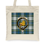 Canvas Tote Bags Royal Scottish Campbell Dress Ancient Clan Badge Tartan Plaid Tote Bag - Scotstee Shop