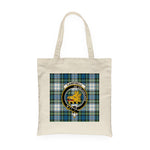 Canvas Tote Bags Royal Scottish Campbell Dress Ancient Clan Badge Tartan Plaid Tote Bag - Scotstee Shop